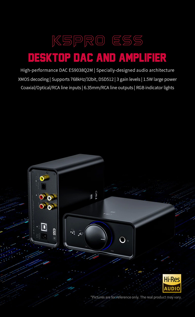 ขาย FiiO K5 Pro ESS DAC/Amp ตั้งโต๊ะระดับ Exclusive ชิป ESS ES9038Q2M ประกันศูนย์ไทย