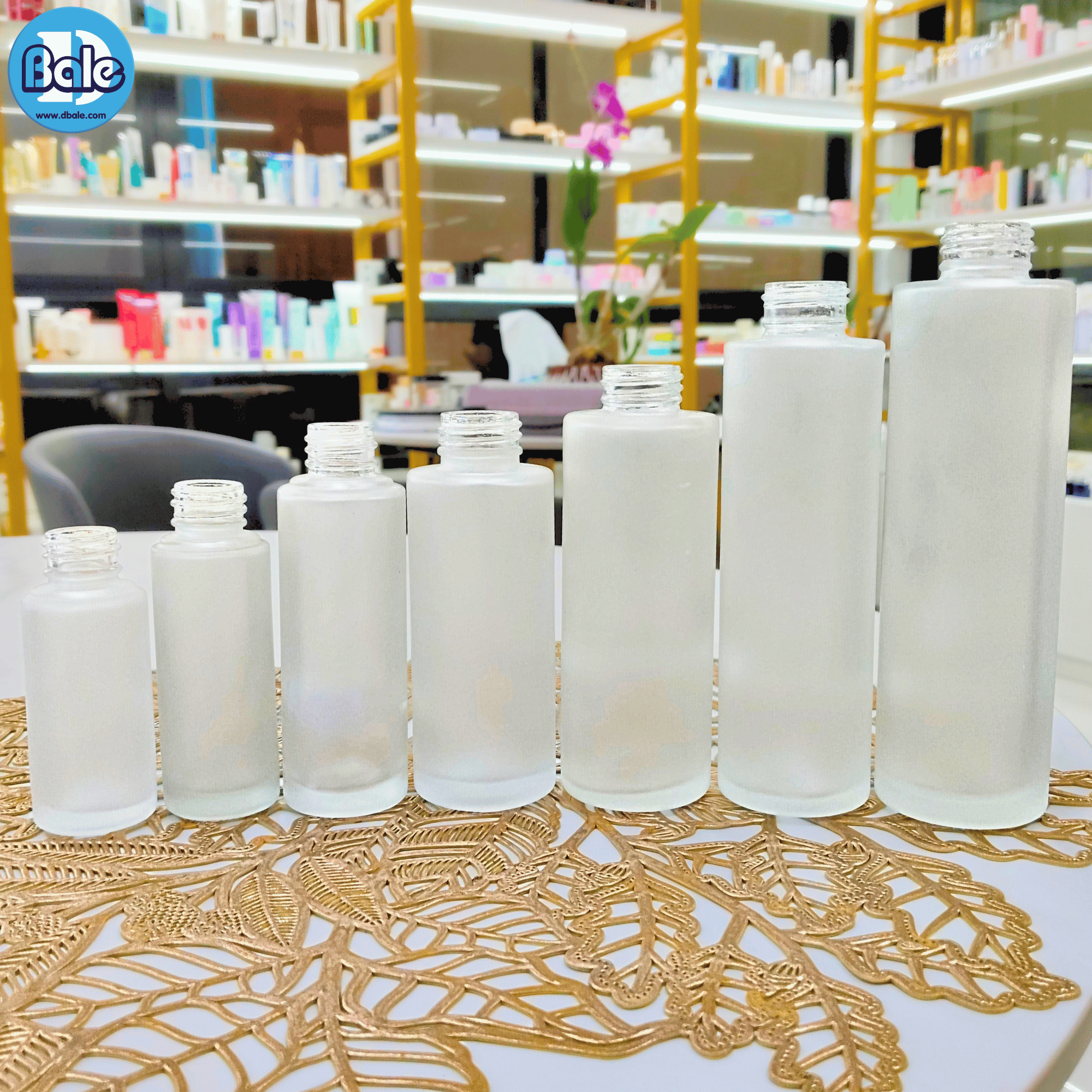 c005 ขวดแก้วขุ่น สีขุ่น