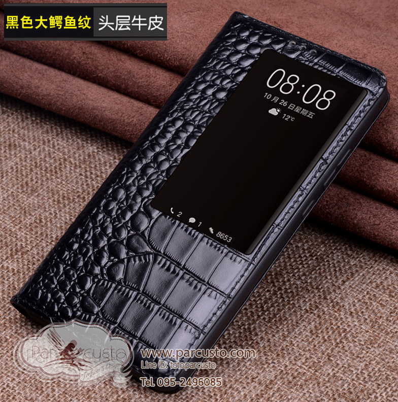 เคสหนังวัว Huawei Mate 20, Mate 20 PROและ Mate 20x (กรุณาระบุ) [มีหน้าต่าง] จาก Wobiloo [ Pre-order]