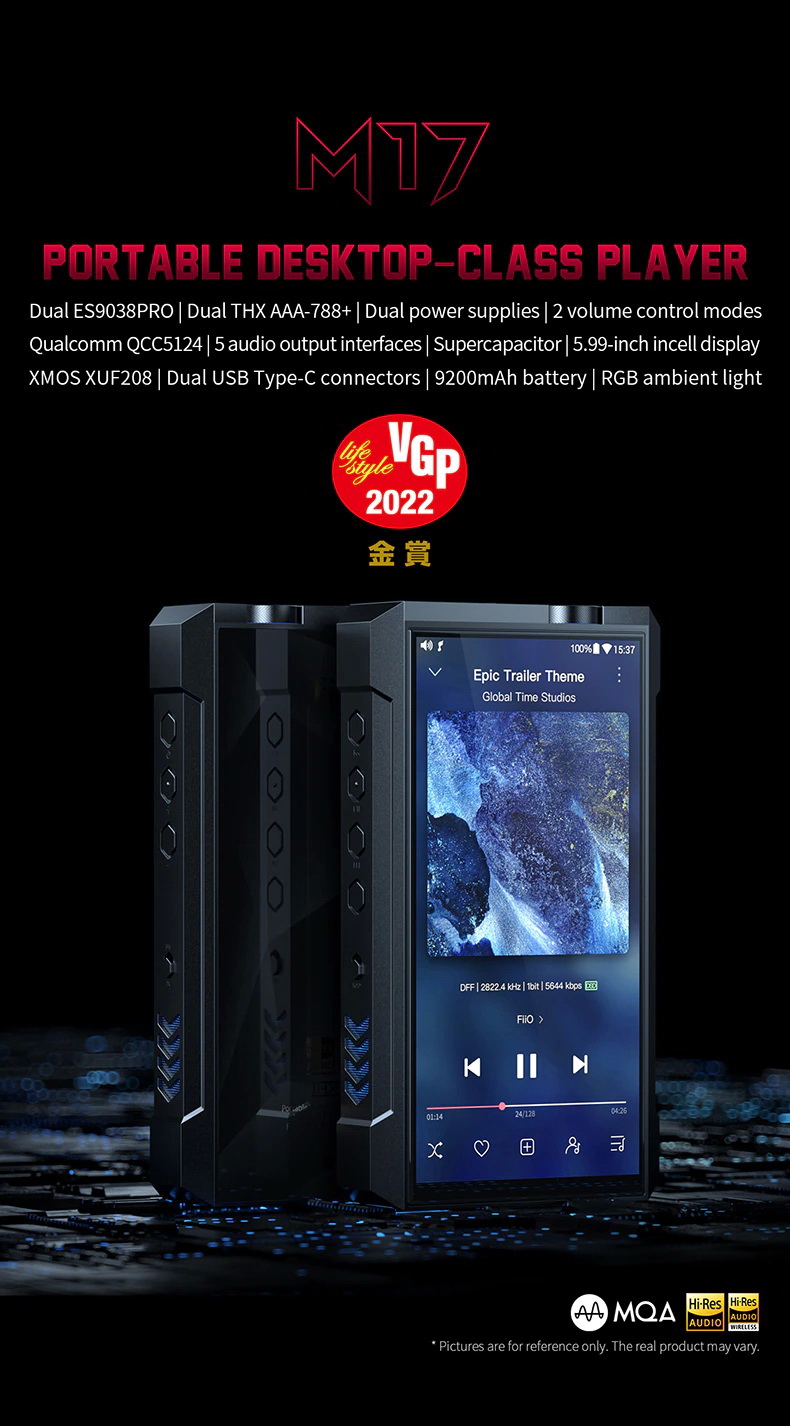 FiiO M17 DAP พกพาระดับเรือธง คุณภาพระดับ Desktop ประกันศูนย์ไทย