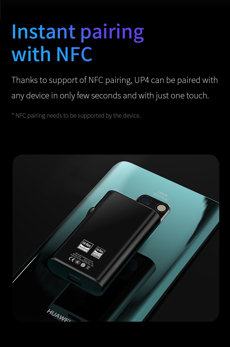 ขาย SHANLING UP4 DAC & AMP พกพารองรับ Bluetooth5.0 , LDAC , HWA , atpX HD , aptX LL , 96kHz/24bit