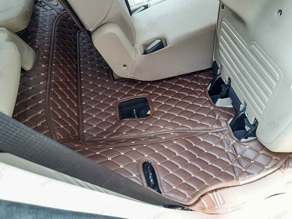 พรมรถยนต์ 6D รถ ISUZU MU-X ปี 2013-2020 ชุดเต็มคัน+หลังเบาะ+แผ่นท้าย จำนวน 9 ชิ้น