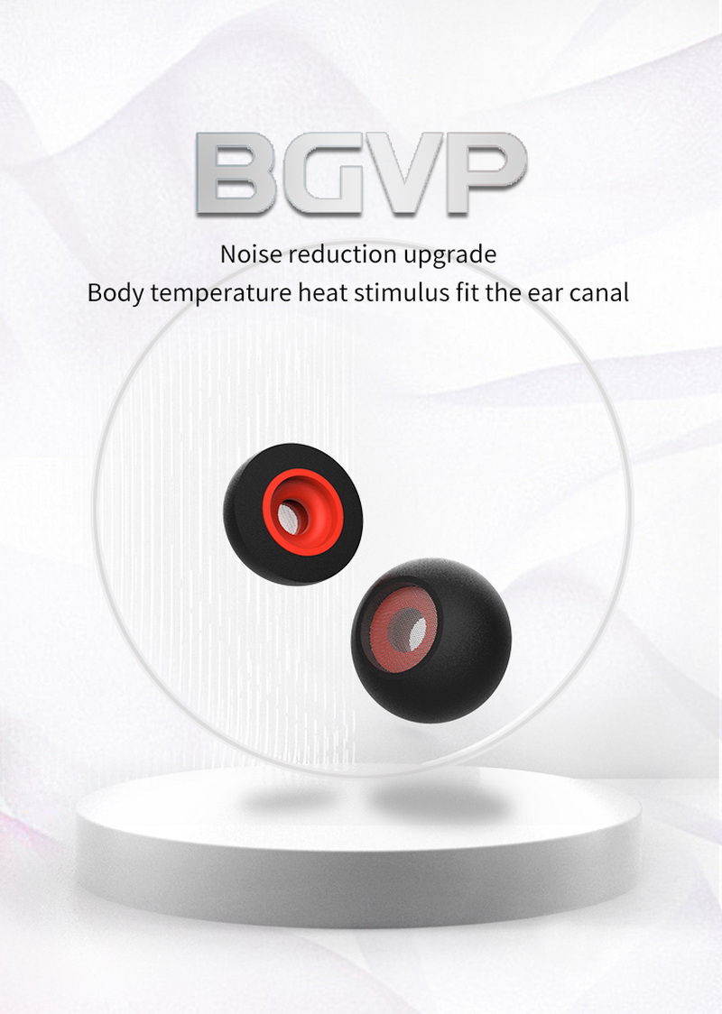 ขาย BGVP Memory Cotton จุกหูฟังเมโมรี่โฟม กันเหงื่อ กันฝุ่น ใส่ได้สบายหู