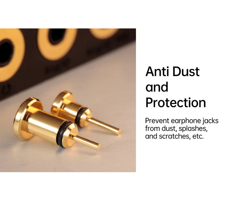 ขาย Cayin P35A+P44A ปลั๊กกันฝุ่นชุบทองสำหรับปิดช่องหูฟังเครื่องเล่นเพลงพกพา