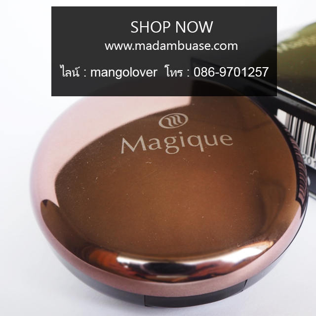 แป้งเมจิกแพลตตินัม ตลับจริงขนาด 14 กรัม -สี M4- Natural Beige ( ผิวเหลือง )