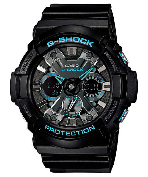 นาฬิกา คาสิโอ Casio G-Shock Limited Model Black&Blue Series รุ่น GA-201BA-1A