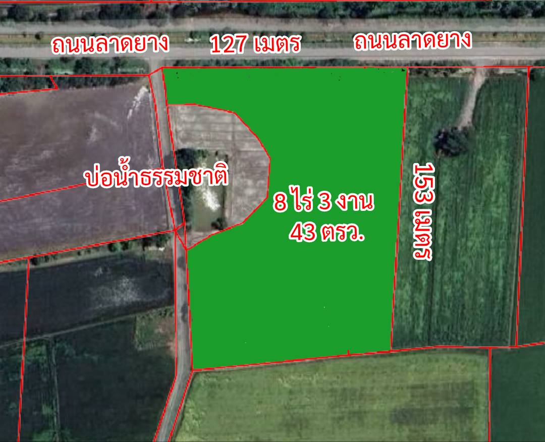 ที่ดินสวย 8 ไร่ 3 งาน 43 ตร.ว. อู่ทอง สุพรรณบุรี หน้ากว้างติดถนนลาดยาง 127 ม. ลึก 153 ม. ทำเลดี มีบ่อน้ำธรรมชาติ ขายเพียง 3.39 ล้าน เหมาะลงทุนหรือทำโครงการ หรือปลูกบ้านพักยามเกษียน ทำเกษตรพอเพียงหรือโคกหนองนา✨