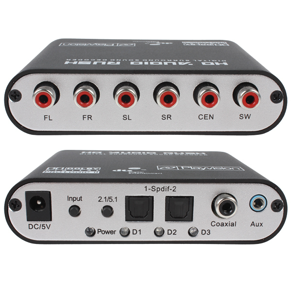 ขาย DTS Decoder ตัวแปลงสัญญาณ Optical และ Coaxial ให้รองรับลำโพงแบบ 5.1 channel