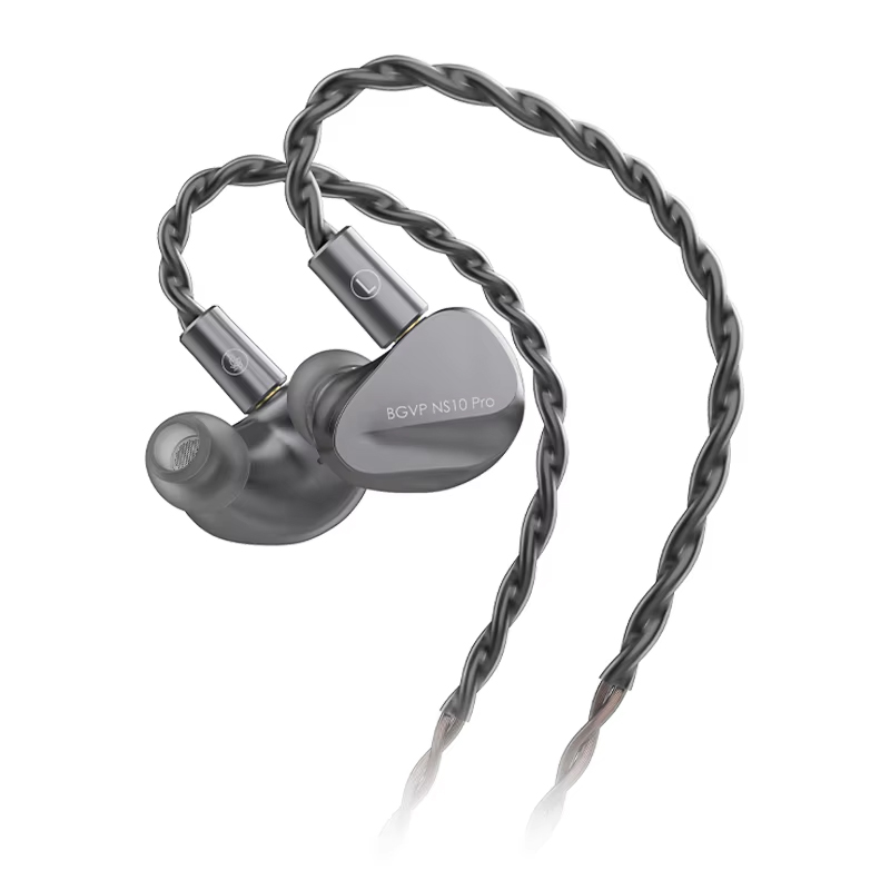 BGVP NS10Pro หูฟัง IEMs 10 ไดรเวอร์ 8BA+2DD สายชุบเงิน เปลี่ยนท่อนำเสียงได้ รองรับ Hi-Res ประกันศูนย์ไทย