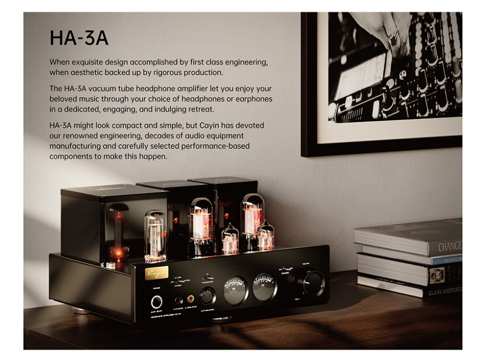 ขาย Cayin HA-3A แอมป์ตั้งโต๊ะหลอดแก้วสูญญากาศ ประกันศูนย์ไทย