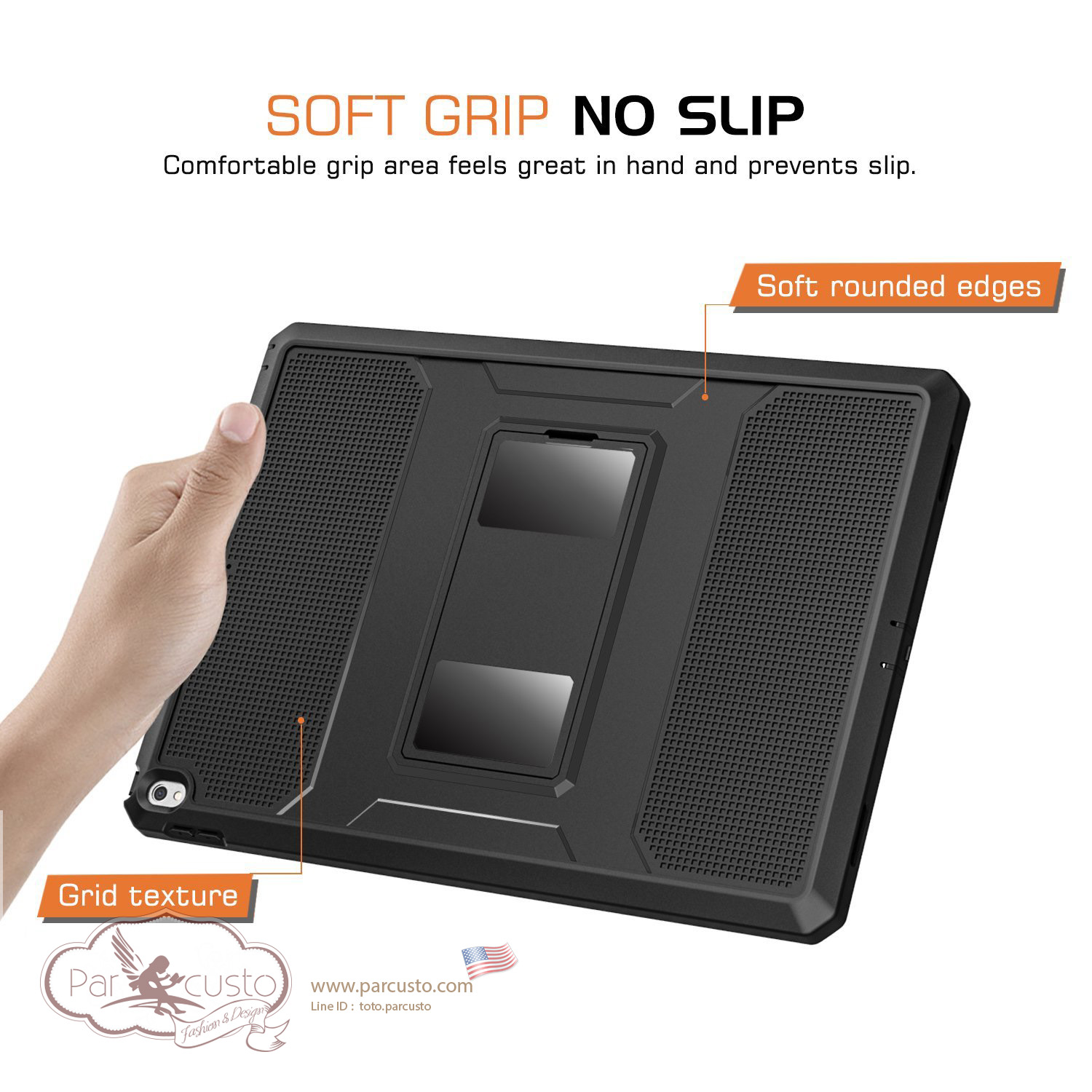 เคสกันกระแทก Apple New iPad Pro 12.9 2017 [Heavy Duty] จาก MoKo [หมด]