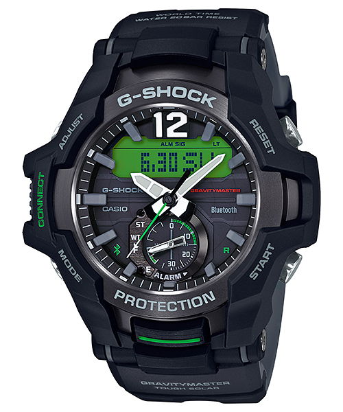 นาฬิกา Casio G-Shock นักบิน GRAVITYMASTER BLUETOOTH รุ่น GR-B100-1A3 ของแท้ รับประกัน1ปี