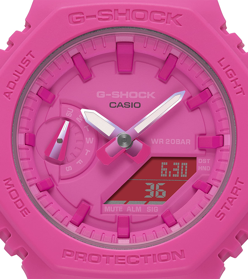 นาฬิกา Casio G-Shock Women ไซส์มินิ GMA-S2100P Pink series รุ่น GMA-S2100P-4A ของแท้ รับประกัน1ปี