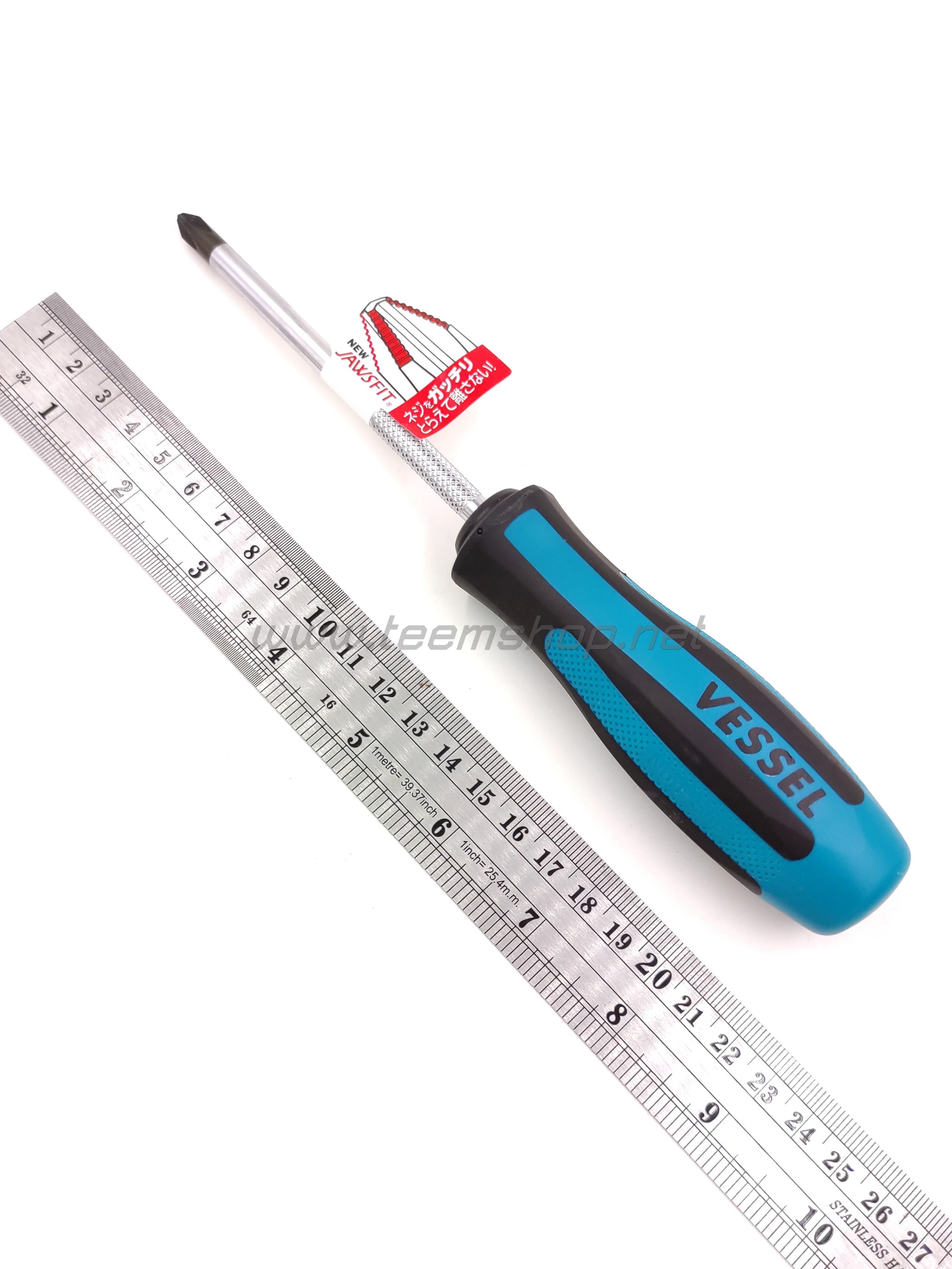 VESSEL ไขควง MEGADORA แฉก PH2x100mm. NO.900 Made in Japan