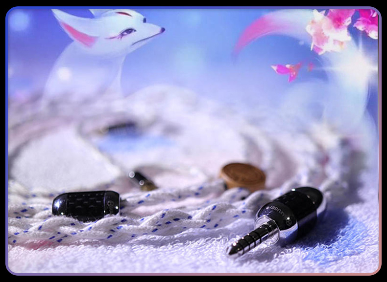 Hakugei Fox Fairy สายอัพเกรดหูฟัง 6N Pure Silver Handmade ระดับเทพ