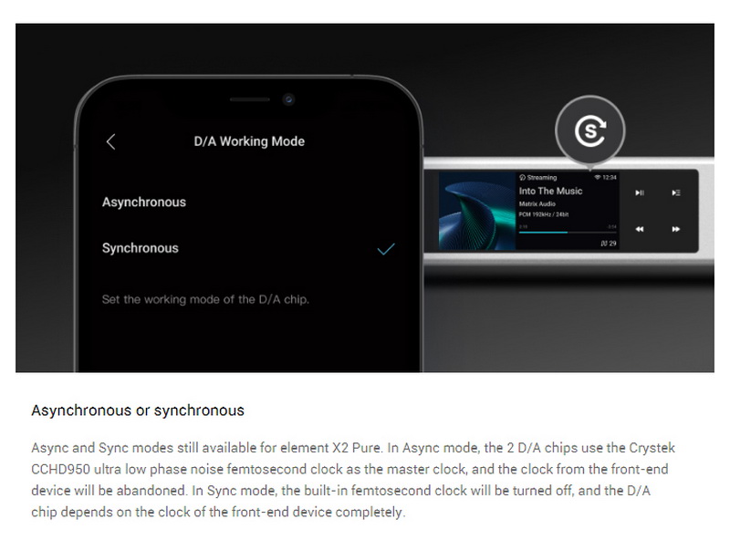 Matrix Audio Element X2 Pure Music Streamer เครื่องเล่นเพลงเครือข่ายแบบตั้งโต๊ะ ประกันศูนย์ไทย
