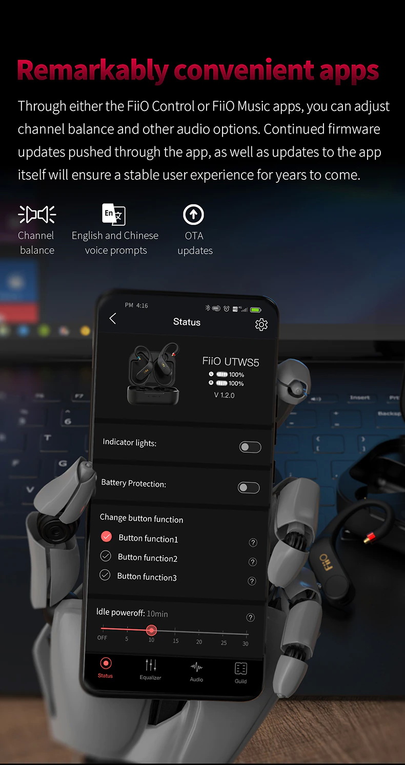 FiiO UTWS5 อะแดปเตอร์เปลี่ยนหูฟังให้รองรับ True Wireless
