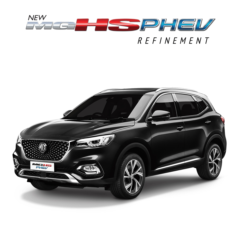 พรมรถยนต์ 6D รถ MG HS PHEV ชุดเต็มคัน+แผ่นท้าย+หลังเบาะ จำนวน 6 ชิ้น