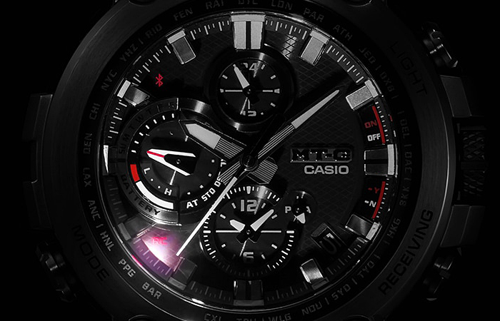 นาฬิกา Casio G-SHOCK Premium model MTG-B1000 series GPS Hybrid WaveCeptor with Bluetooth รุ่น MTG-B1000B-1A "Made in Japan" ของแท้ รับประกัน1ปี
