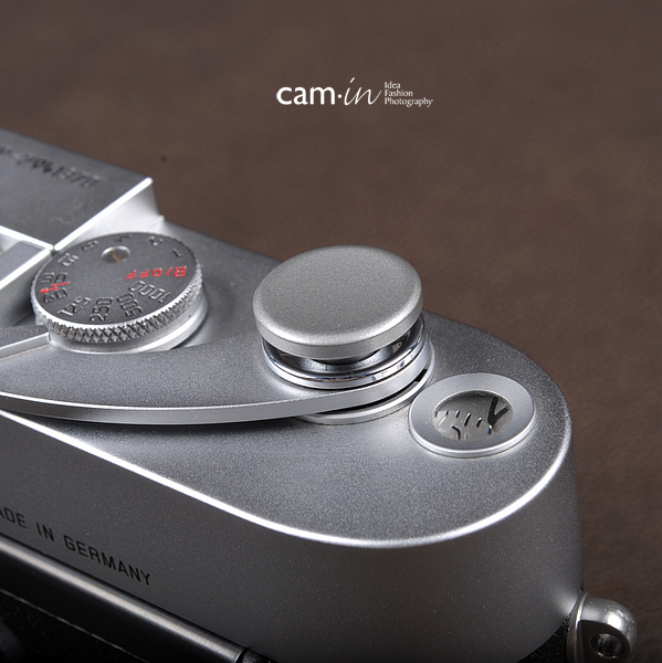 Soft Shutter Release รุ่น 16 mm ปุ่มใหญ่ เว้าลง สีเทา กดง่ายสะดวก สำหรับ Fuji XT2 XE2 X20 X100 XE1 XT20 XT10 Leica ฯลฯ