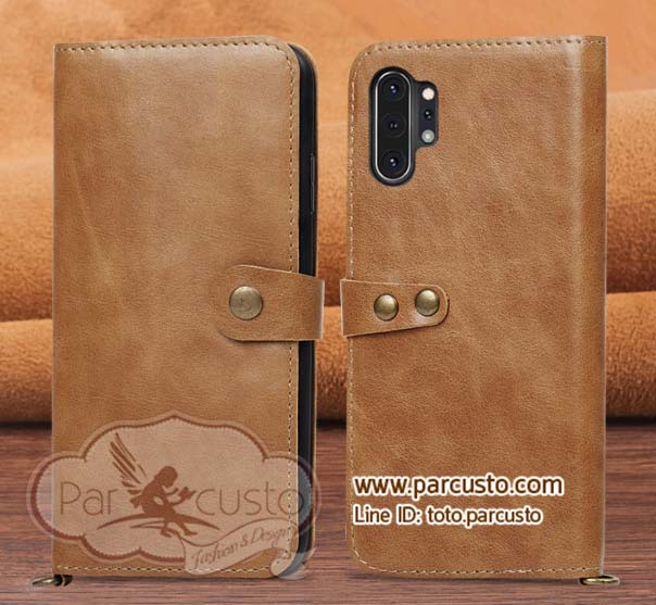 เคสหนังวัวแท้ Samsung Galaxy Note 10 / Note 10 Plus (โปรดระบุรุ่น) จาก Sheng Lei [หมด]