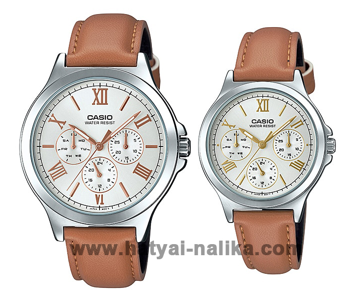 นาฬิกา คาสิโอ Casio SETคู่รัก รุ่น MTP-V300L-7A2+LTP-V300L-7A2 ของแท้ รับประกัน 1 ปี
