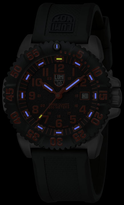 นาฬิกา LUMINOX รุ่น XS.3165.NV Men's Red Numeral Steel Colormark Watch (NO BOX)