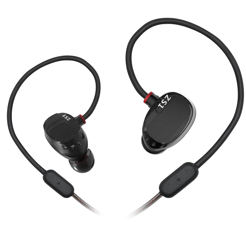 ขาย KZ ZS1 หูฟัง 2 ไดร์เวอร์ระดับ Hi-Fi พร้อมสาย 108 coreแบบ LC-OFC