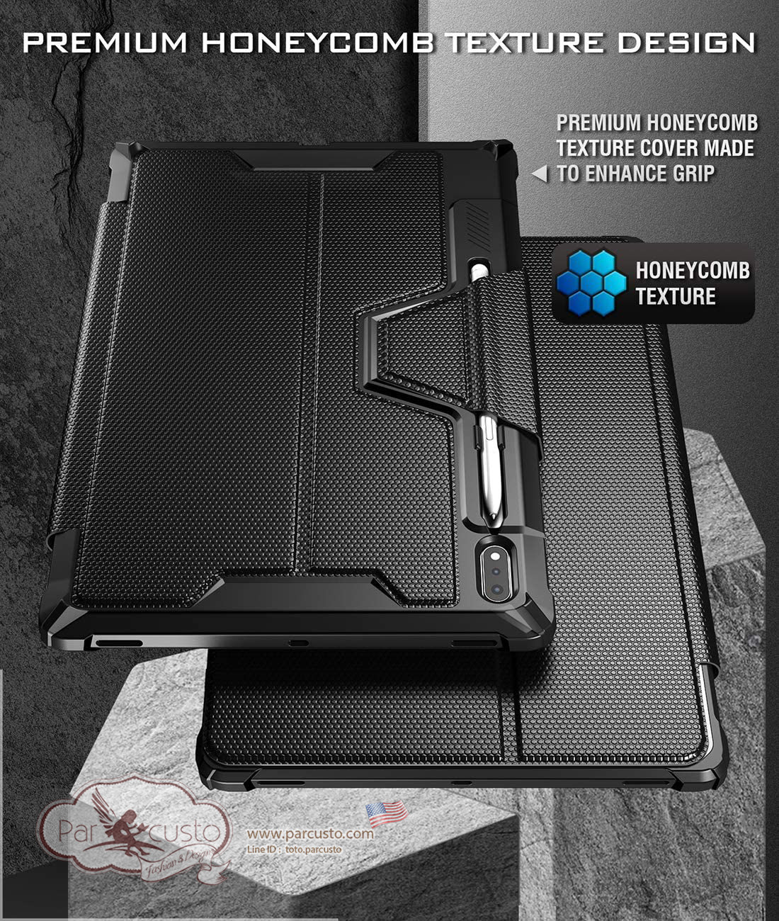 เคส Samsung Galaxy Tab S7 Plus 12.4 inch 2020 [Explorer Series] จาก Poetic [Pre-order USA]