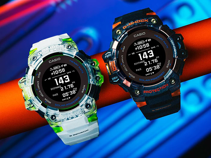 นาฬิกา Casio G-Shock G-SQUAD Heart rate monitor & GPS GBD-H1000 series รุ่น GBD-H1000-1A4 ของแท้ รับประกัน1ปี