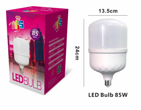 หลอดไฟ HS โคมไฟติดผนัง หลอดไฟแอลอีดี ประหยัดพลังงาน หลอดไฟ LED Bulb Light ทรงกระบอก 85w-30w ใช้กับขั้วหลอดไฟ E27