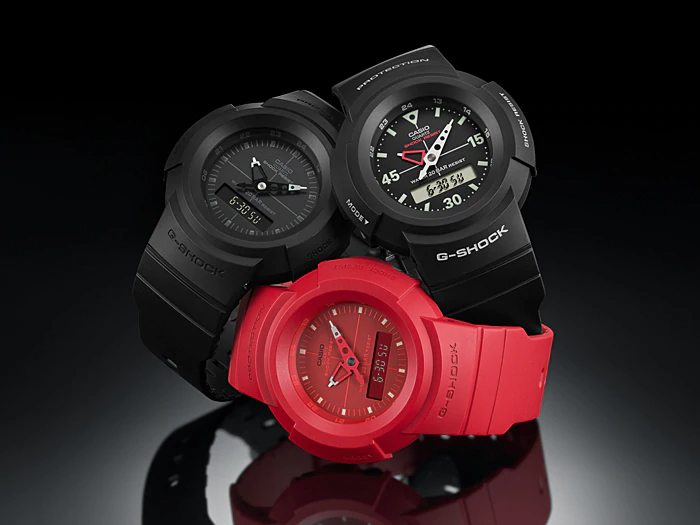 นาฬิกา Casio G-Shock ANALOG-DIGITAL AW-500 series รุ่น AW-500BB-1E ของแท้ รับประกัน1ปี
