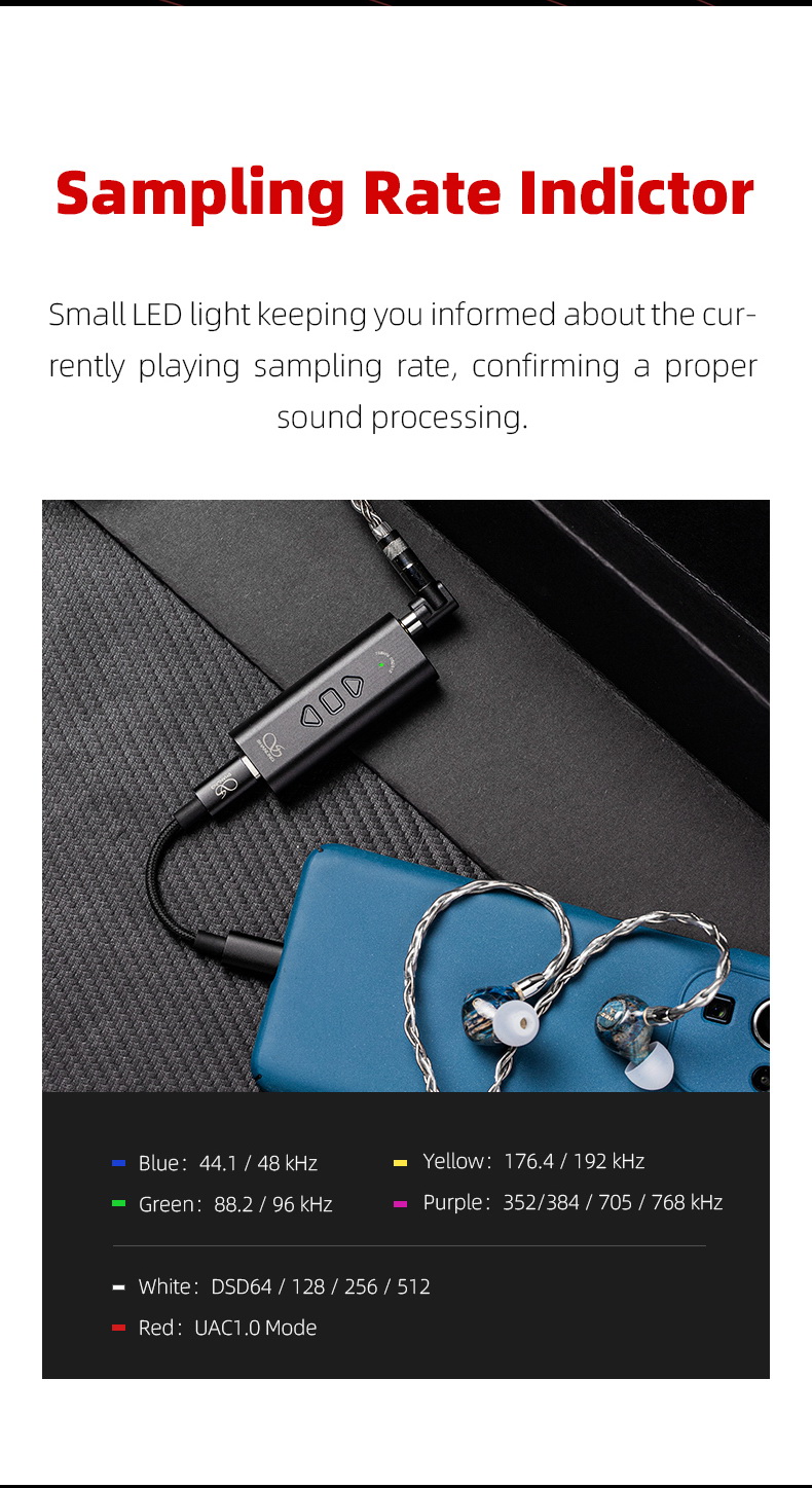 ขาย Shanling UA3 USB DAC/AMP พกพาใหม่ล่าสุดชิป AK4493SEQ ประกันศูนย์ไทย