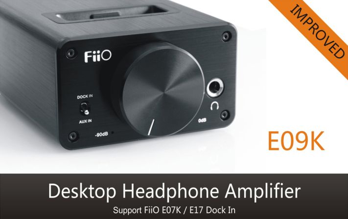 ขาย FiiO E09K QOGIR แอมป์ตั้งโต๊ะระดับเทพสำหรับ E07K / E17 / X3 รุ่นปรับปรุงใหม่ล่าสุด