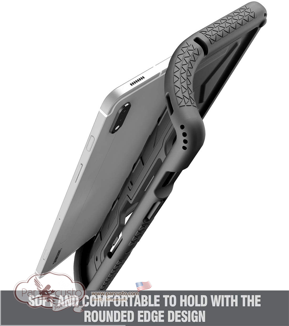 เคสซิลิโคนกันกระแทก Samsung Galaxy Tab S7 [TurtleSkin] จาก POETIC [Pre-order USA]