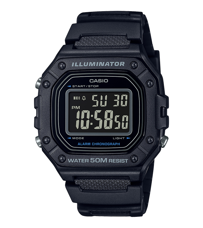 นาฬิกา Casio STANDARD DIGITAL รุ่น W-218H-1BV ของแท้ รับประกัน1ปี