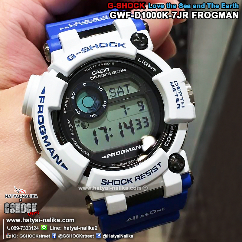 นาฬิกา Casio G-Shock FROGMAN Love the Sea and The Earth 2016 Japan Limited รุ่น GWF-D1000K-7JR กบรักษ์โลก "Made in Japan" [JAPAN ONLY] นำเข้าจาก Japan ไม่มีขายในไทย (หายาก) ของแท้ รับประกัน1ปี