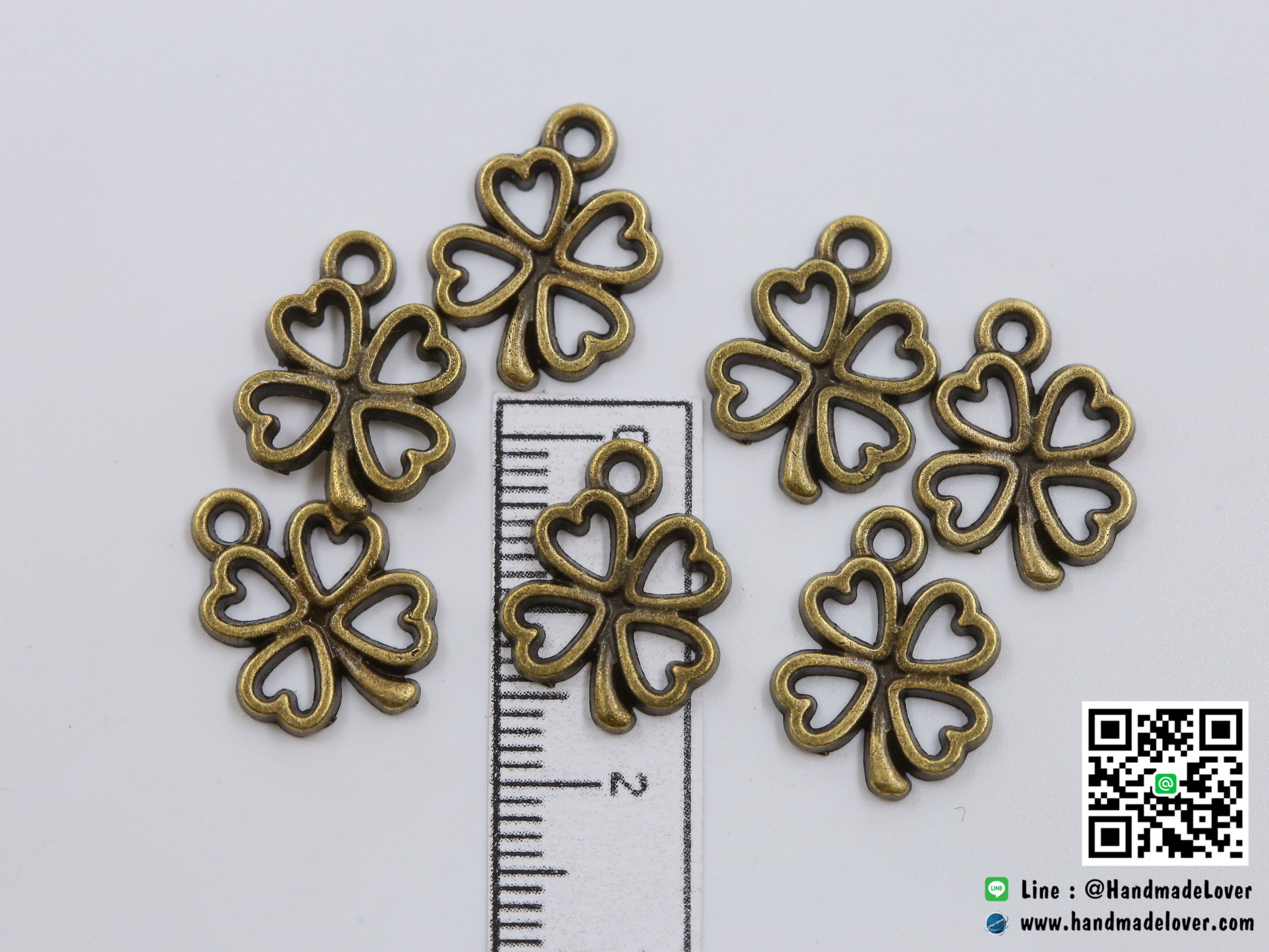 จี้,ตัวห้อยซิป ใบโคลเวอร์