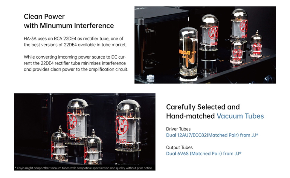 ขาย Cayin HA-3A แอมป์ตั้งโต๊ะหลอดแก้วสูญญากาศ ประกันศูนย์ไทย