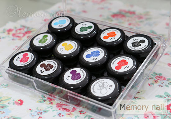 เจลปั้นนูน 3D Sculpture gel 12 สี OY