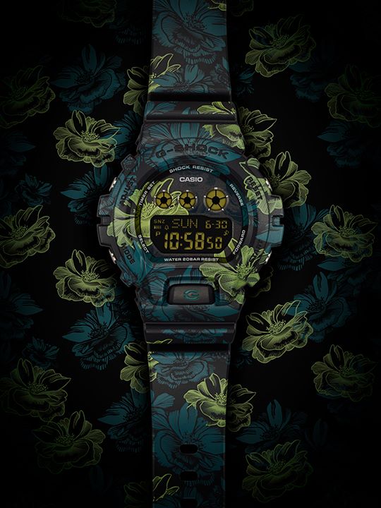 นาฬิกา คาสิโอ Casio G-Shock S-Series Flower Collection รุ่น GMD-S6900F-1