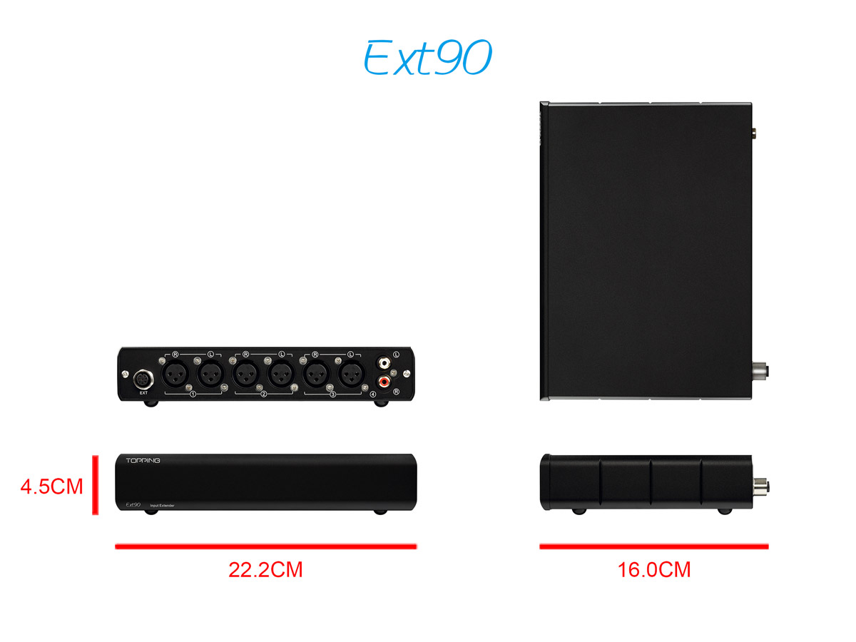 ขาย Topping EXT90 ตัวขยาย Input RCA , XLR ประกันศูนย์ไทย