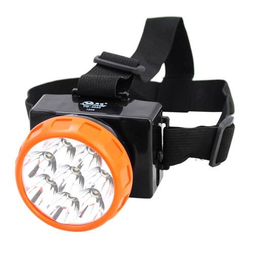 ไฟฉายคาดหัว LED 8 ดวง ชาร์จไฟบ้านได้ YG3595 (NSB3595)ปลั๊กในตัว