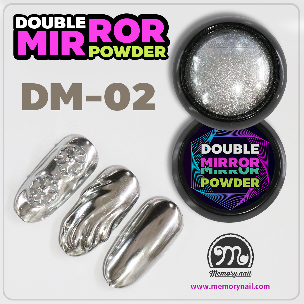 ผงกระจก Double Mirror Powder ขายแยกสี เลือกสีด้านใน