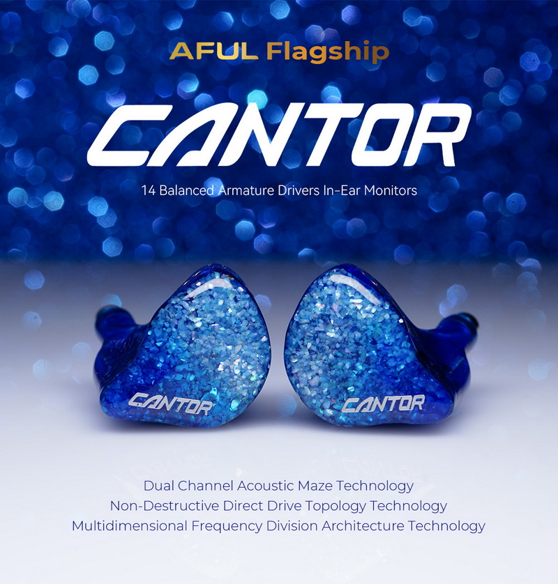 AFUL Cantor หูฟัง IEMs 14 ไดรเวอร์ Balanced ระดับเรือธง เวทีเสียงหลายมิติ ประกันศูนย์ไทย