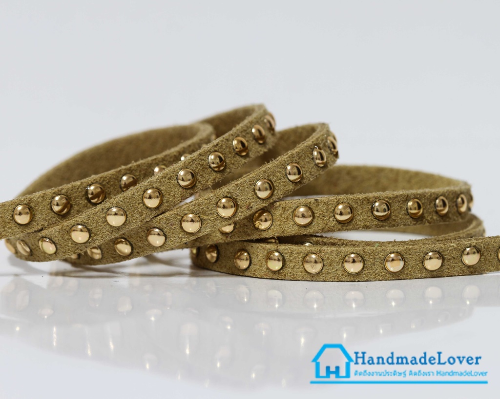 เชือกหนังชามุด สี ขนาด 5 mm.