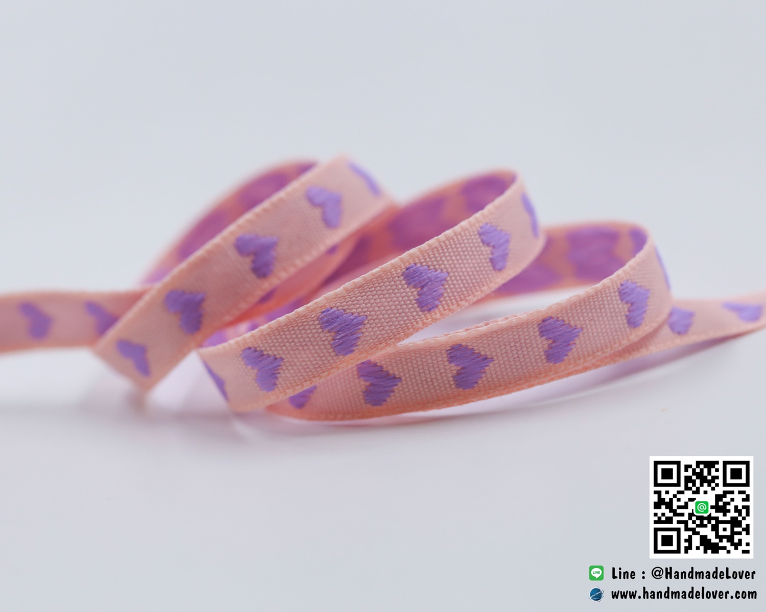 ริบบิ้นผ้า ขนาด กว้าง 9 mm