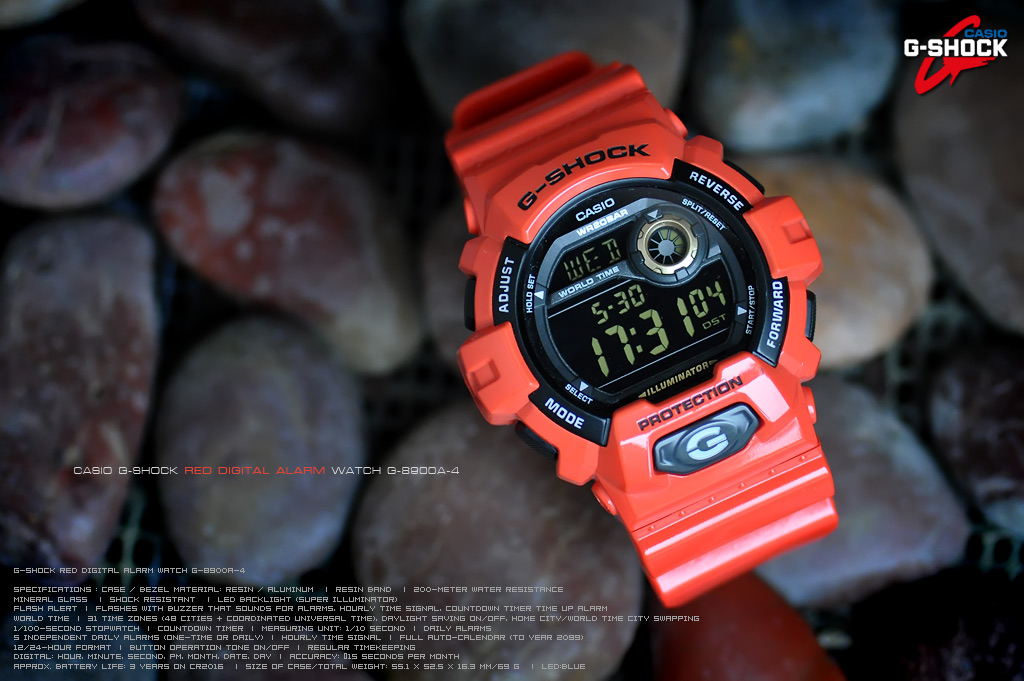 นาฬิกา คาสิโอ Casio G-Shock Standard digital รุ่น G-8900A-4 หายาก ของแท้ รับประกัน1ปี