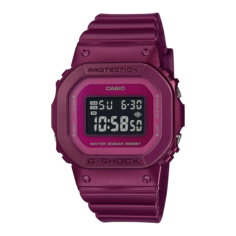 นาฬิกา Casio G-Shock มินิ Special Color Red Wine & Black รุ่น GMD-S5600RB-4 ของแท้ รับประกัน1ปี