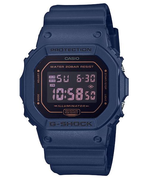 นาฬิกา Casio G-Shock Special color BLACK & BLUE MATTE FINISH series รุ่น DW-5600BBM-2 ของแท้ รับประกัน1ปี